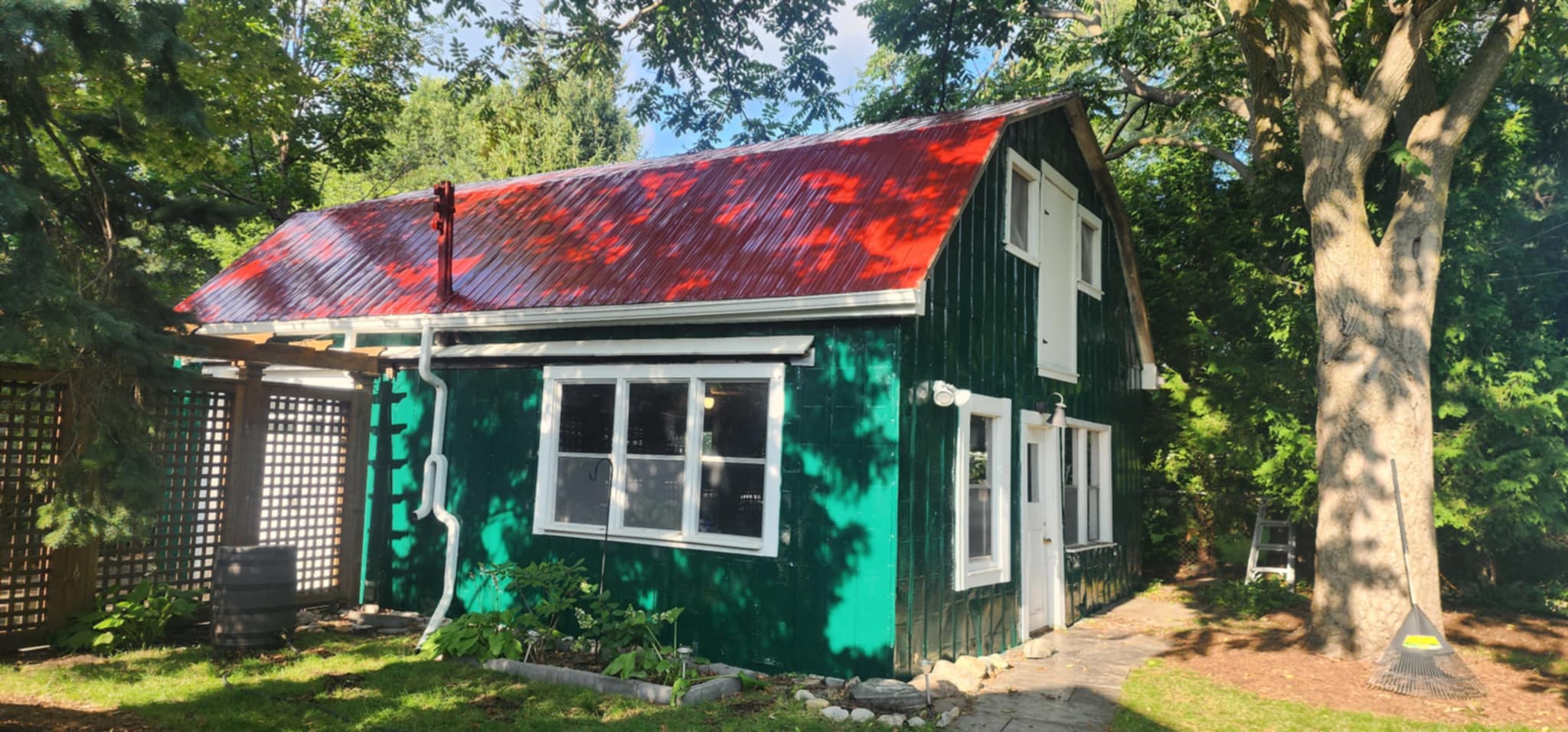 Full metal barn repaint & rust protection